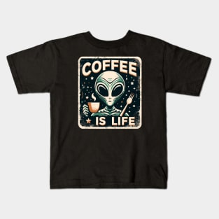 Coffee Is Life Kids T-Shirt